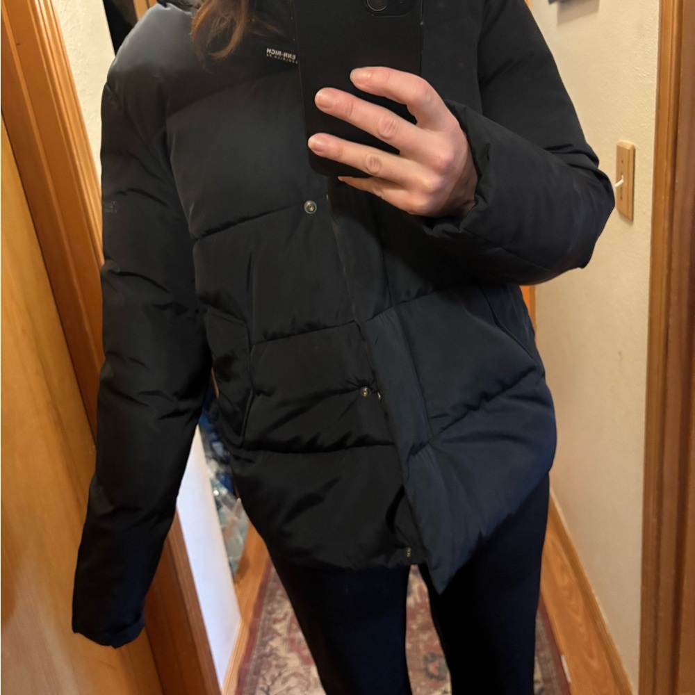 Woolrich Penn Rich Women's Hooded Puffer Jacket - Dark Navy S Excellent Cond